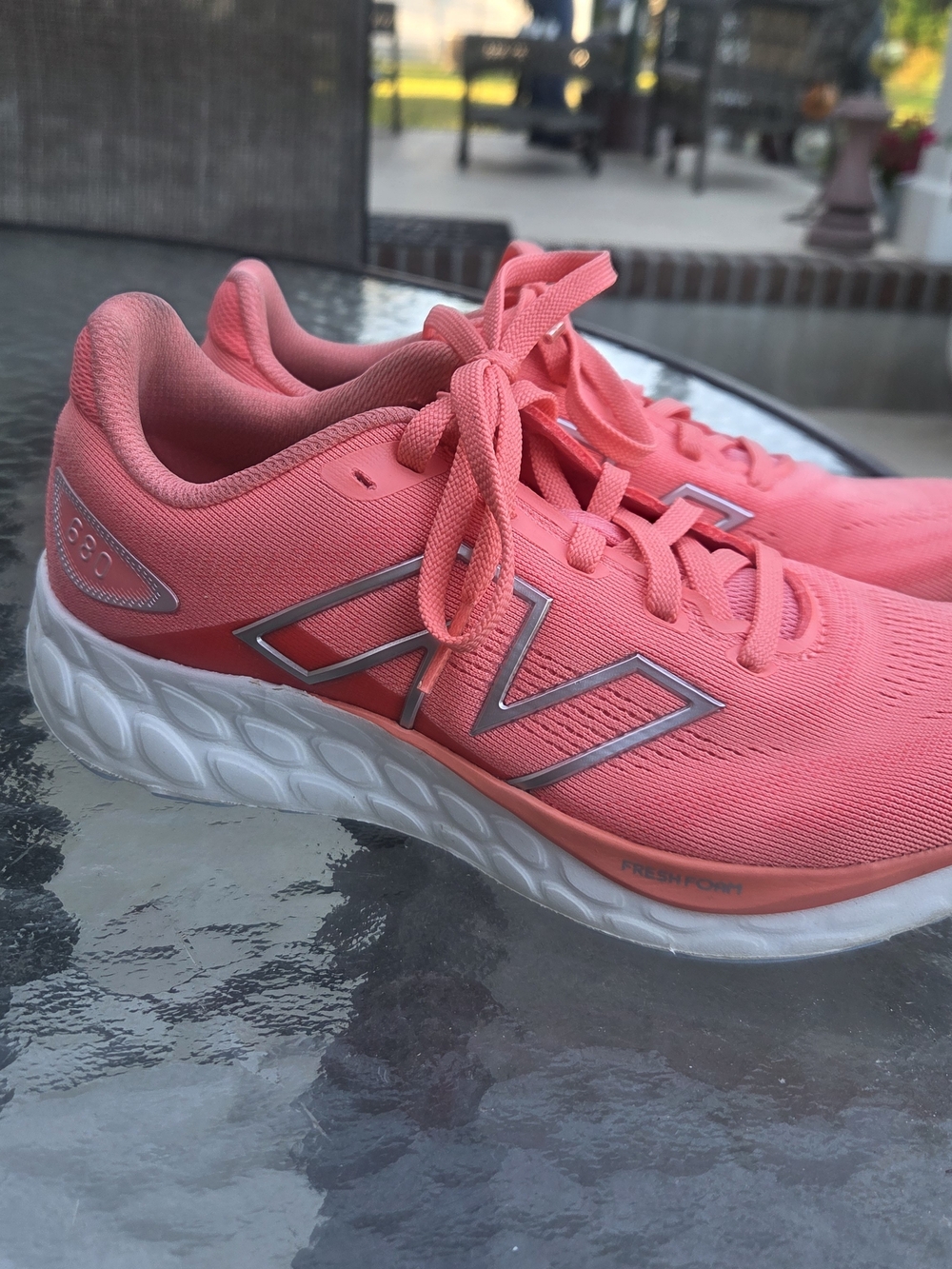 New Balance Women's Coral-Pink Fresh Foam Running Shoes